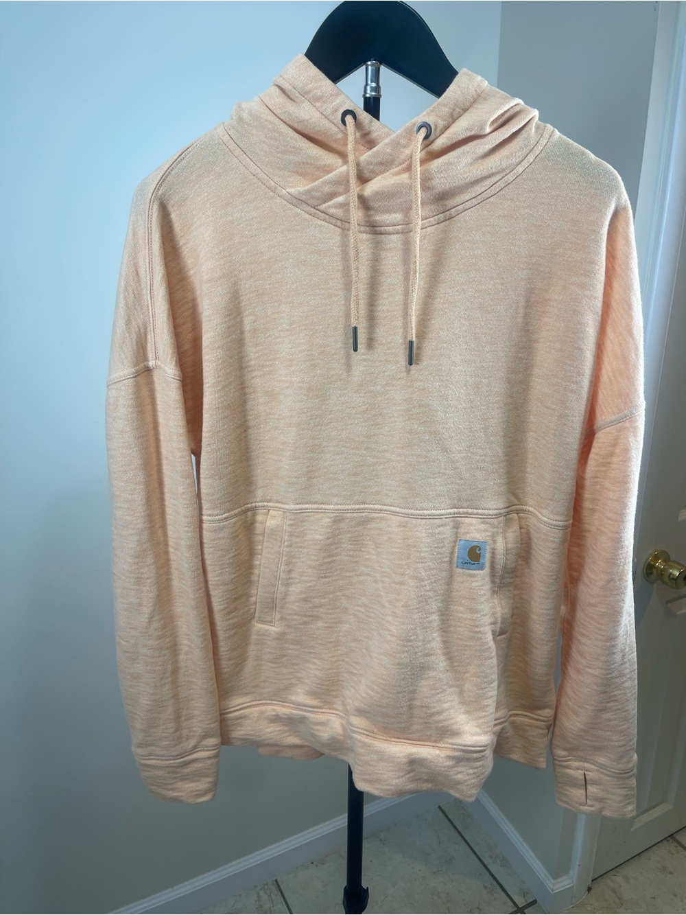 Carhartt Peach Pullover Hoodie with Kangaroo Pocket